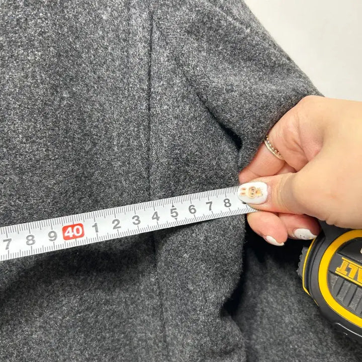 [BUNJANG] Beanpole Charcoal Double Breasted Pea Coat Jacket (Size M) / 빈폴 차콜색 더블 피코트 자켓 M 95사이즈