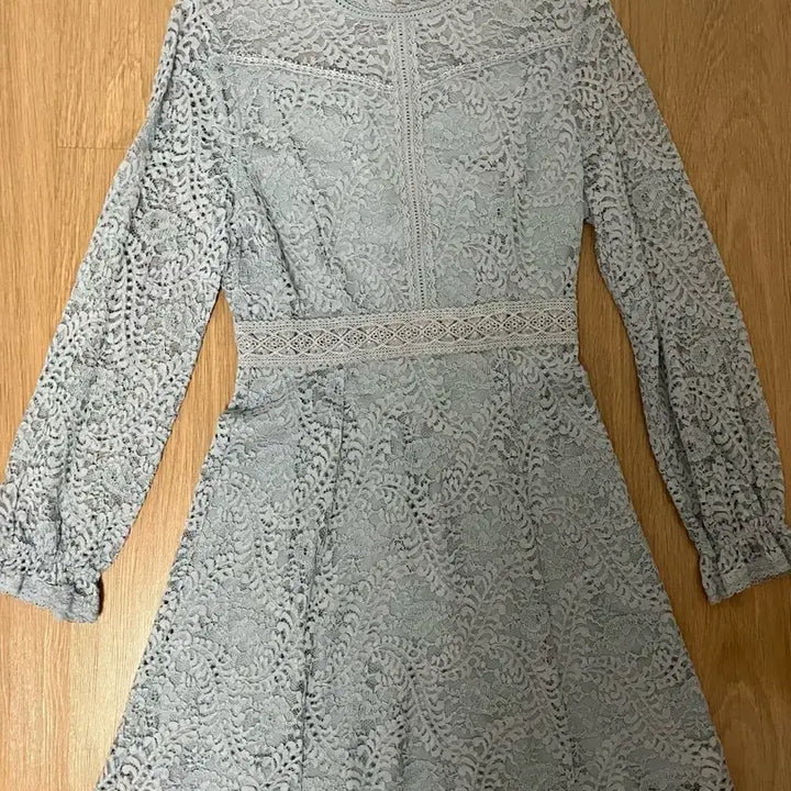 [BUNJANG] Pastel Lace Midi Dress / 원피스