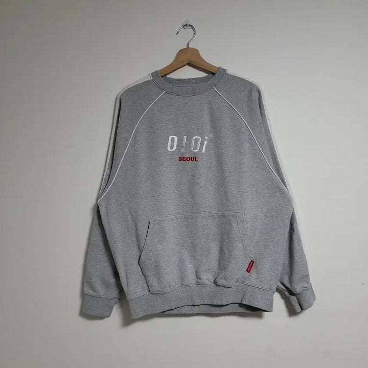 [BUNJANG] 0!0i Gray Sweatshirt / (F) 0!0i 오아이오아이 회색 맨투맨 티셔츠