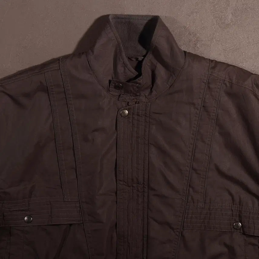 [BUNJANG] Vintage Nylon Bomber Jacket / 일본빈티지 나일론 블루종 봄버자켓 C380