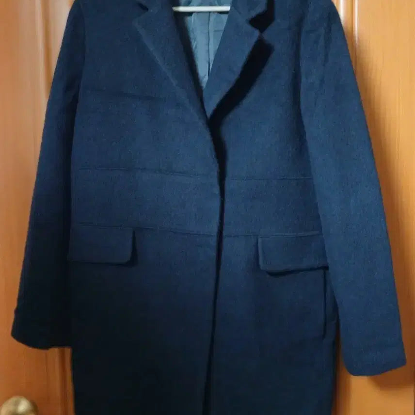 [BUNJANG] It Michaa Navy Wool Coat (Size 66) / 잇미샤 네이비 코트 처분합니다