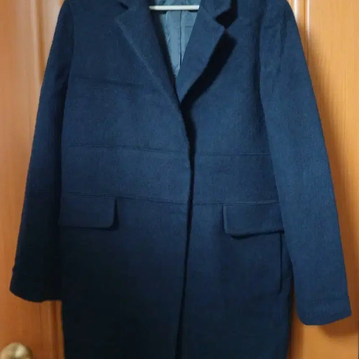 [BUNJANG] It Michaa Navy Wool Coat (Size 66) / 잇미샤 네이비 코트 처분합니다