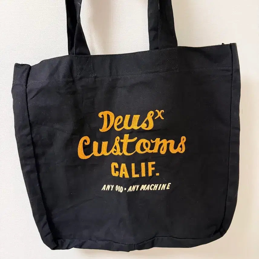[BUNJANG] Deus Big Size Shopper Bag Shoulder Bag Black / 빅사이즈 쇼퍼백 숄더백 블랙