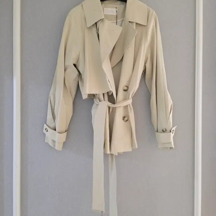 [BUNJANG] Half Belted Trench Jacket (Size 66) / [size:66]                  하프 벨티드 트렌치자켓