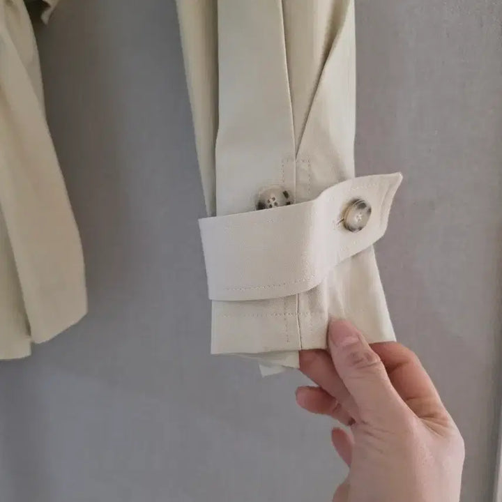 [BUNJANG] Half Belted Trench Jacket (Size 66) / [size:66]                  하프 벨티드 트렌치자켓