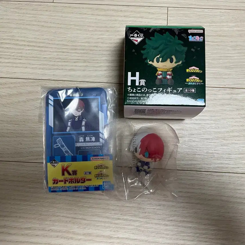 [BUNJANG] My Hero Academia Todoroki Chokonokko Figure &amp; Card Holder / 히로아카 토도로키 H상 초코노코 / K상 카드홀더