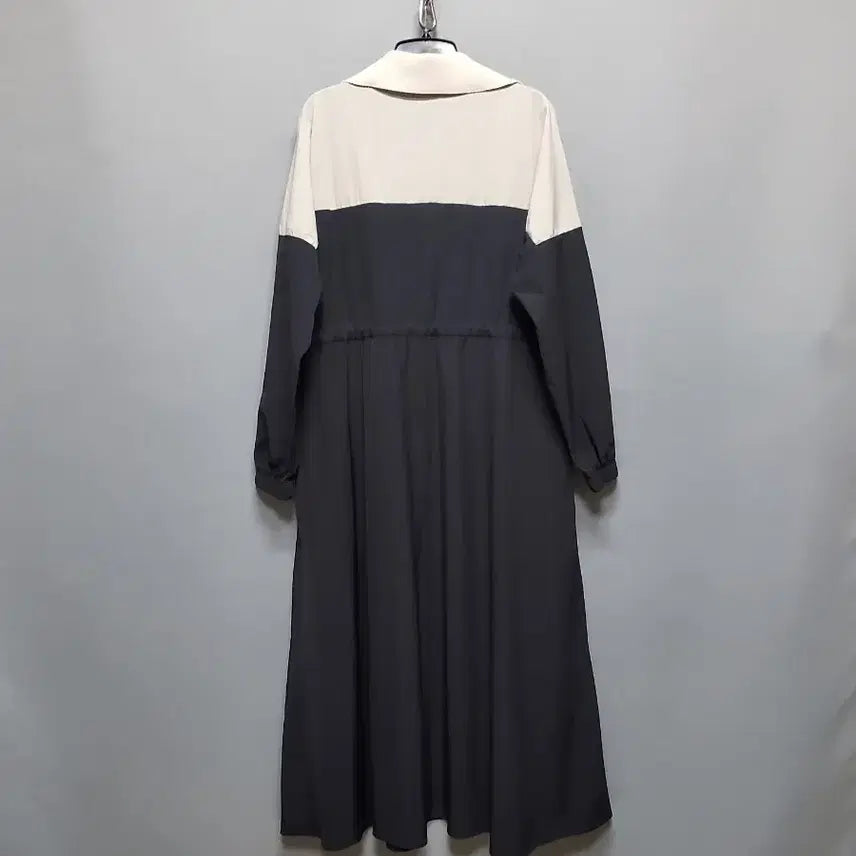 [SOLD OUT] 니트카라 바스락 스판 롱원피스