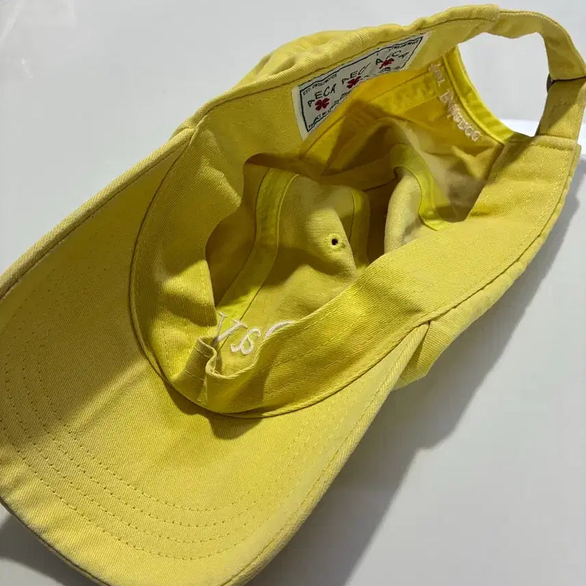[BUNJANG] Aeka White Day Off Yellow Ball Cap / 에이카 화이트 Day Off 볼캡 노란색