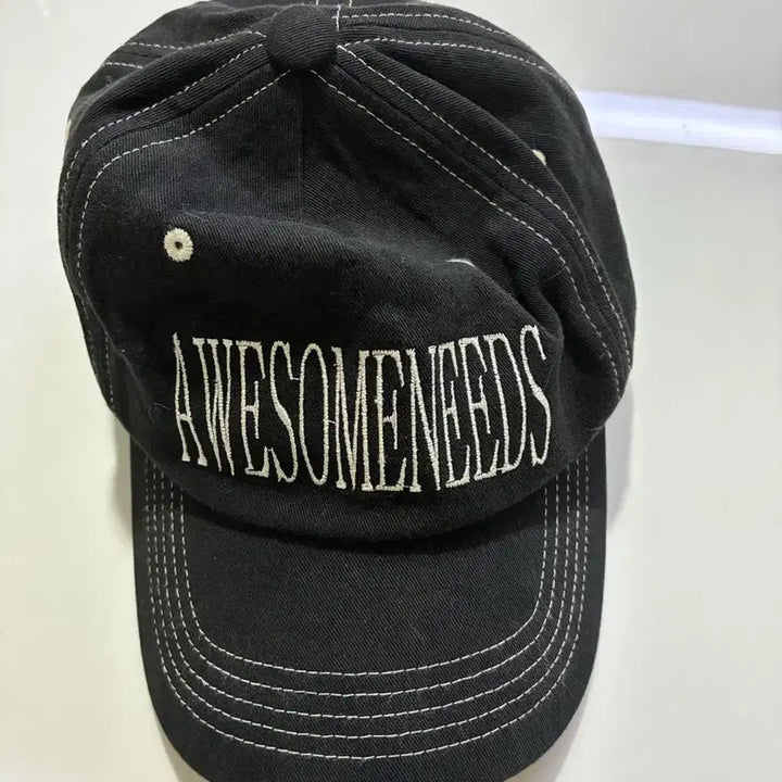 [BUNJANG] AWESOME NEEDS Black Ball Cap / 어썸니즈 AWESOME NEEDS 검정 볼캡