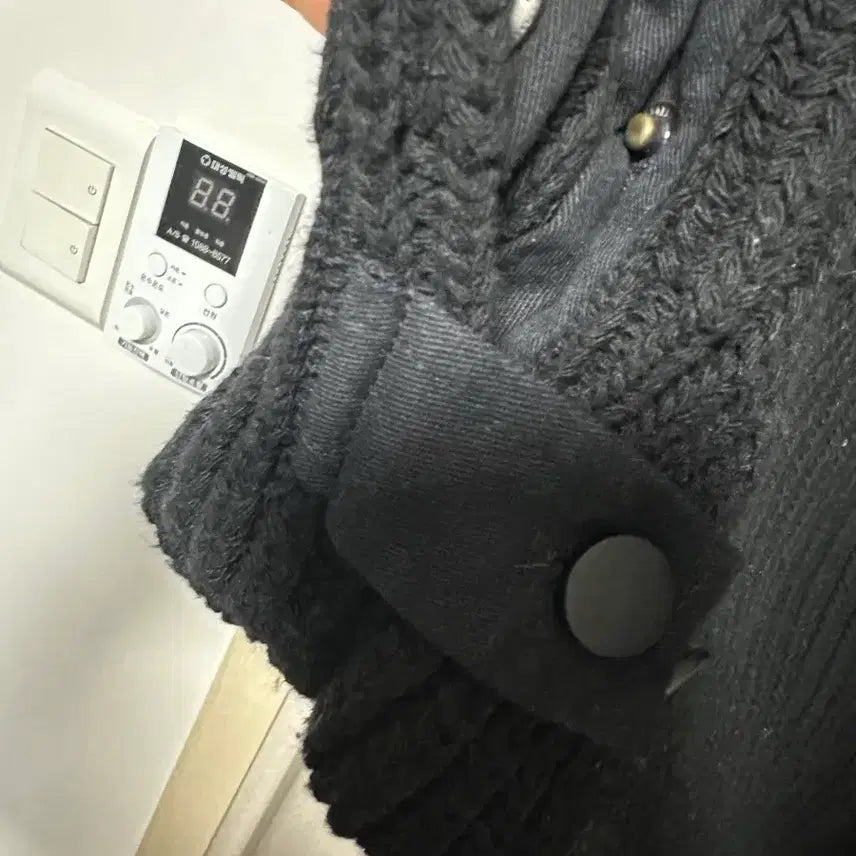 [BUNJANG] Black Oversized Thick Knit Sweater / 블랙도톰박시니트 무배.