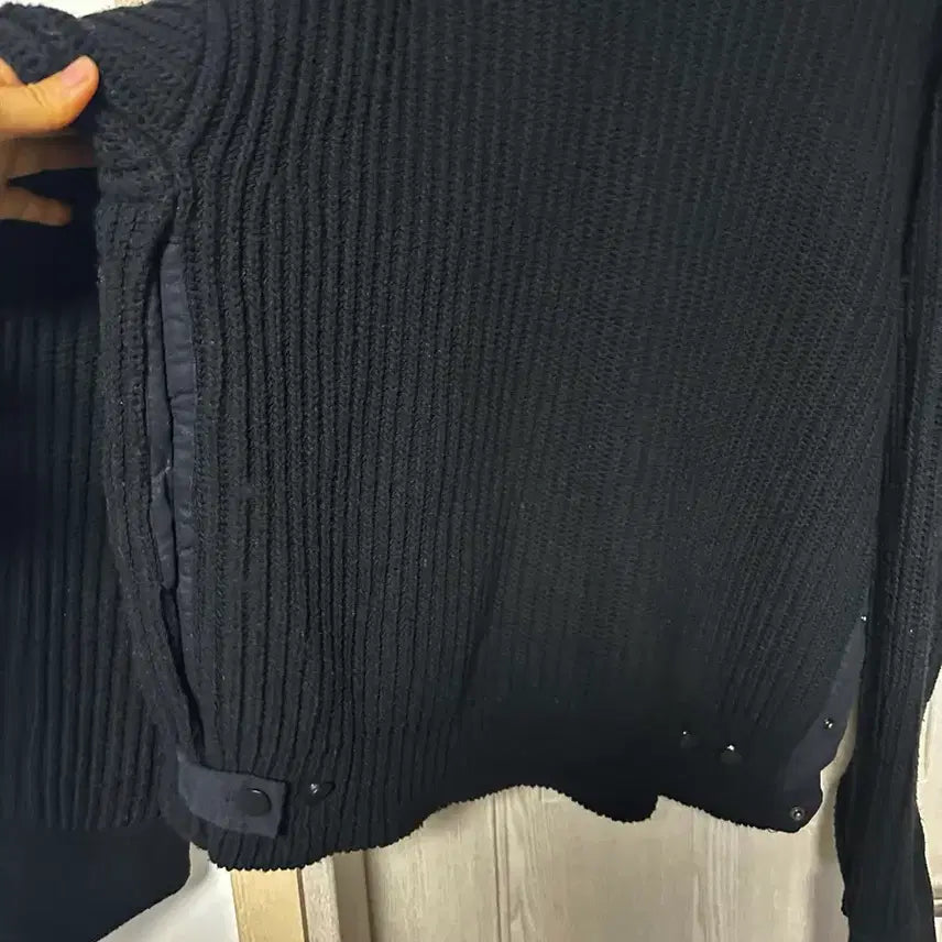 [BUNJANG] Black Oversized Thick Knit Sweater / 블랙도톰박시니트 무배.