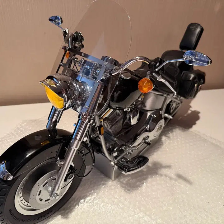 [BUNJANG] DeAgostini 1/4 Harley-Davidson Fat Boy Black Version Model / 데아고스티니 1/4 할리 데이비슨 팻보이 조립완상품 블랙버전 타미야 반다