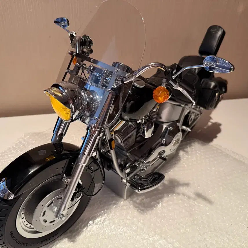 [BUNJANG] DeAgostini 1/4 Harley-Davidson Fat Boy Black Version Model / 데아고스티니 1/4 할리 데이비슨 팻보이 조립완상품 블랙버전 타미야 반다