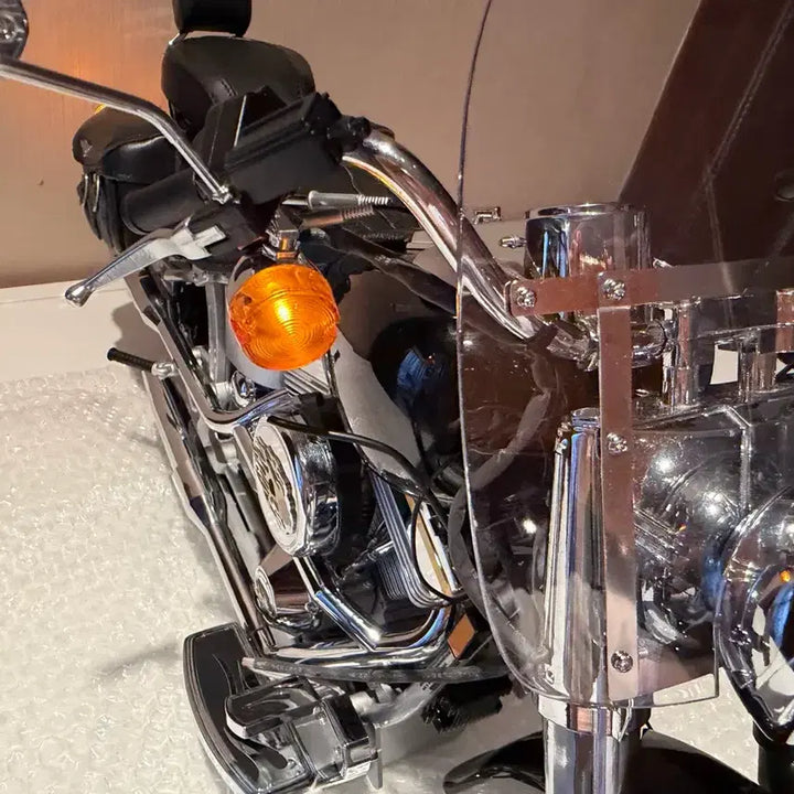 [BUNJANG] DeAgostini 1/4 Harley-Davidson Fat Boy Black Version Model / 데아고스티니 1/4 할리 데이비슨 팻보이 조립완상품 블랙버전 타미야 반다