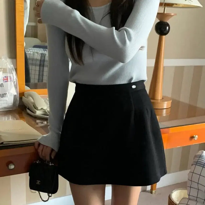 [BUNJANG] Grand Bloom Barton Knit Skirt / (1회착용) 그랑블룸 바튼 니트 스커트