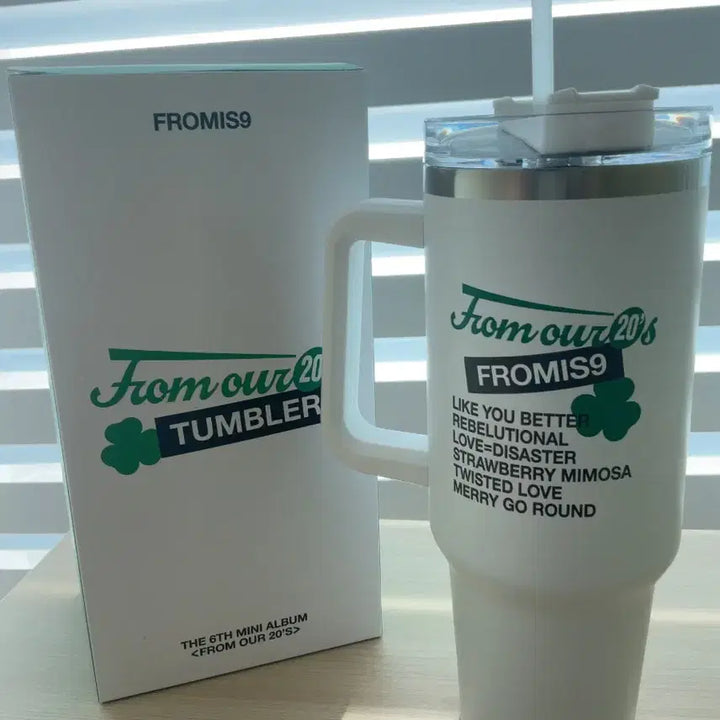 [BUNJANG] fromis_9 From our 20s Tumbler (Nakyung Photocard) / 프로미스나인 텀블러 From our 20s(포카O)
