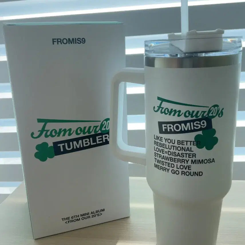 [BUNJANG] fromis_9 From our 20s Tumbler (Nakyung Photocard) / 프로미스나인 텀블러 From our 20s(포카O)