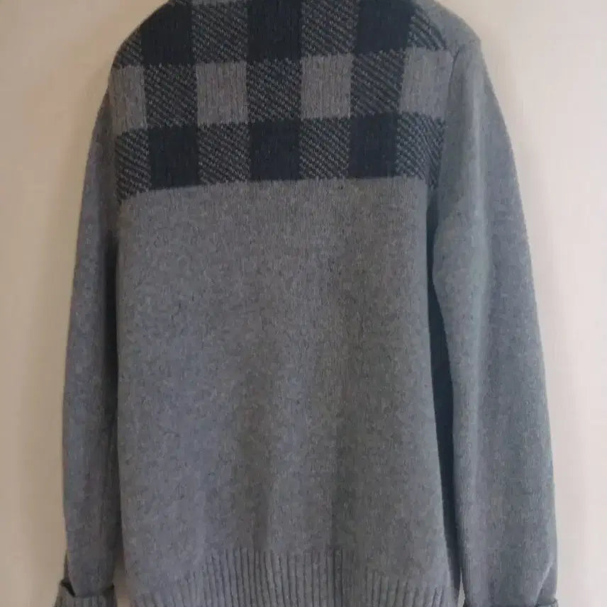 [BUNJANG] GAP Gray Shoulder Cardigan / GAP 그레이배색 숄더가디건 105-110