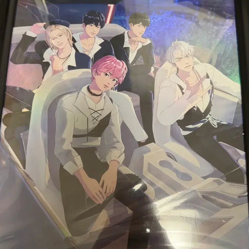 [BUNJANG] PLAVE 2nd Anniversary Popup A3 Poster Set with Frame (Includes Yu Yeo Summer Poster) / 플레이브 2주년 팝업 A3 포스터 +액자포함 (뒷면 육여포스터포함)