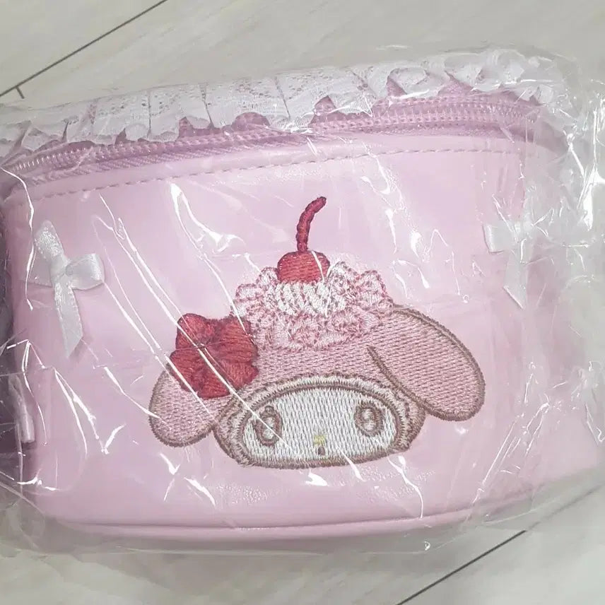 [BUNJANG] Sanrio My Melody Cherry Pouch / 산리오 마이멜로디 쇼비도 체리 파우치