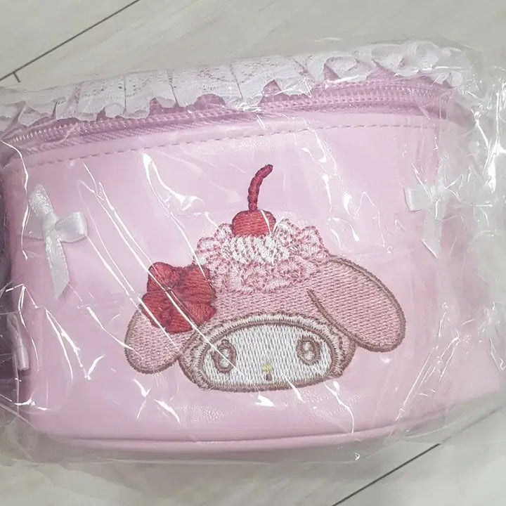 [BUNJANG] Sanrio My Melody Cherry Pouch / 산리오 마이멜로디 쇼비도 체리 파우치