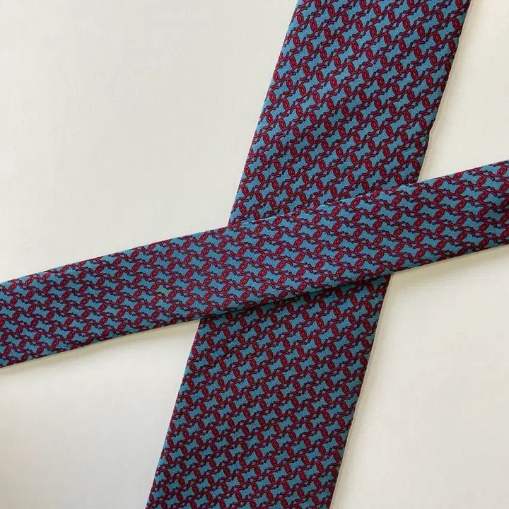 [BUNJANG] CHANEL Monogram Silk Necktie / 샤넬(CHANEL) 모노그램 명품 정품 넥타이7.8cm