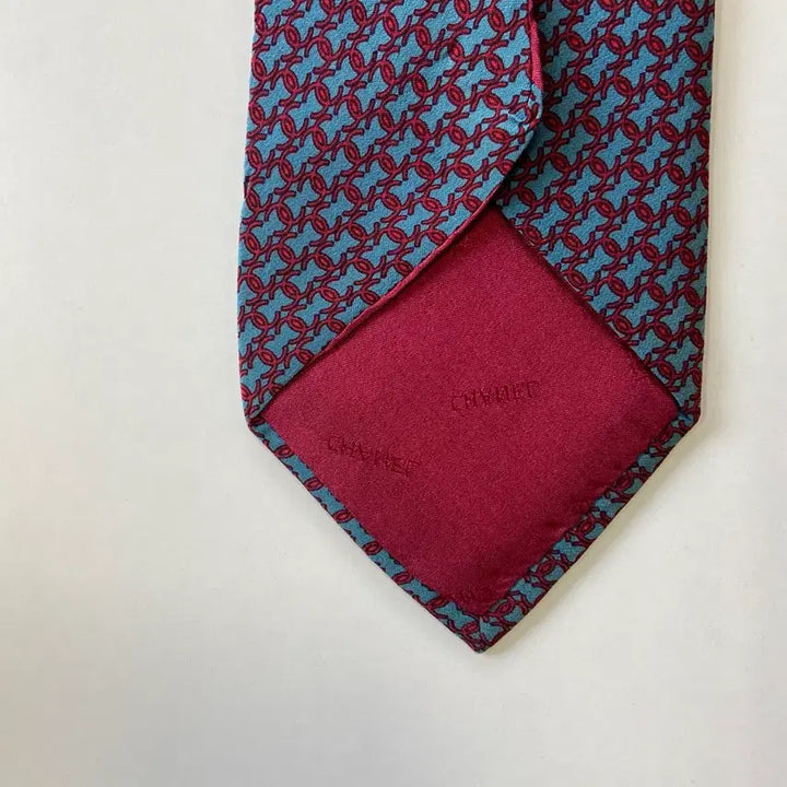 [BUNJANG] CHANEL Monogram Silk Necktie / 샤넬(CHANEL) 모노그램 명품 정품 넥타이7.8cm