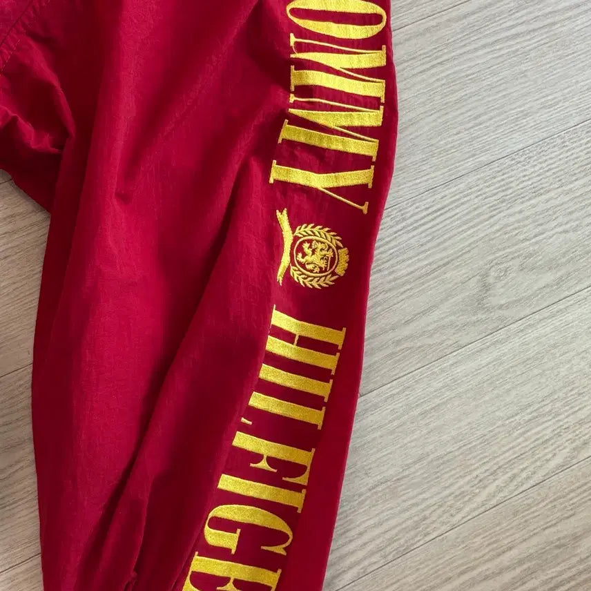 [BUNJANG] Tommy Hilfiger Track Jacket Red M / 타미힐피거 트랙자켓 레드 M사이즈