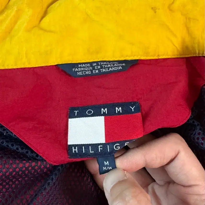 [BUNJANG] Tommy Hilfiger Track Jacket Red M / 타미힐피거 트랙자켓 레드 M사이즈