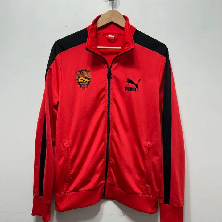 [SOLD OUT] 푸마 레드 트랙탑 점퍼 집업 져지 L