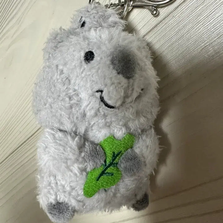 [BUNJANG] Gray Capybara Bear Doll Keychain / 회색 카피바라 곰돌이 인형 키링