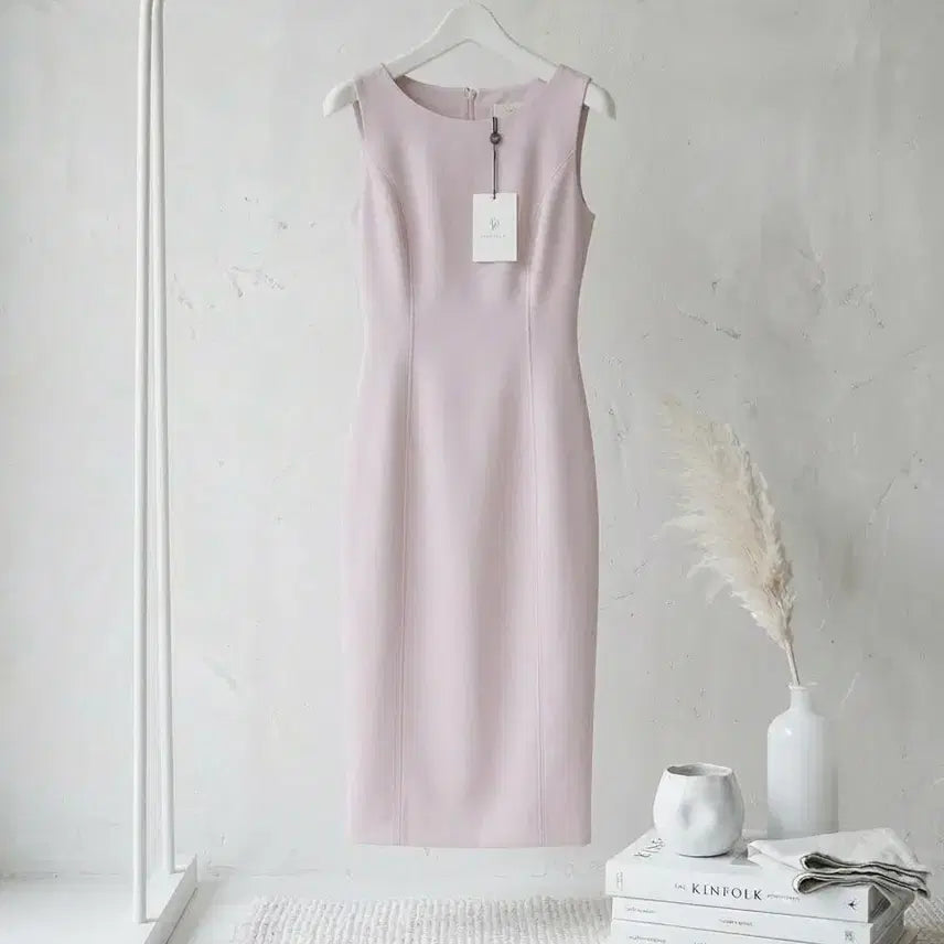 [BUNJANG] Jiso Daum Pink Ribbon Dress / (택채새상품) 지수다움 원피스