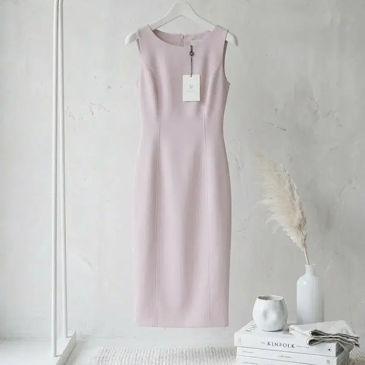 [BUNJANG] Jiso Daum Pink Ribbon Dress / (택채새상품) 지수다움 원피스