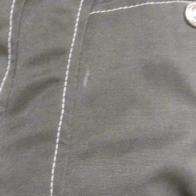 [BUNJANG] Khaki Fur Hooded Padded Short Jacket / 카키색 퍼 후드패딩