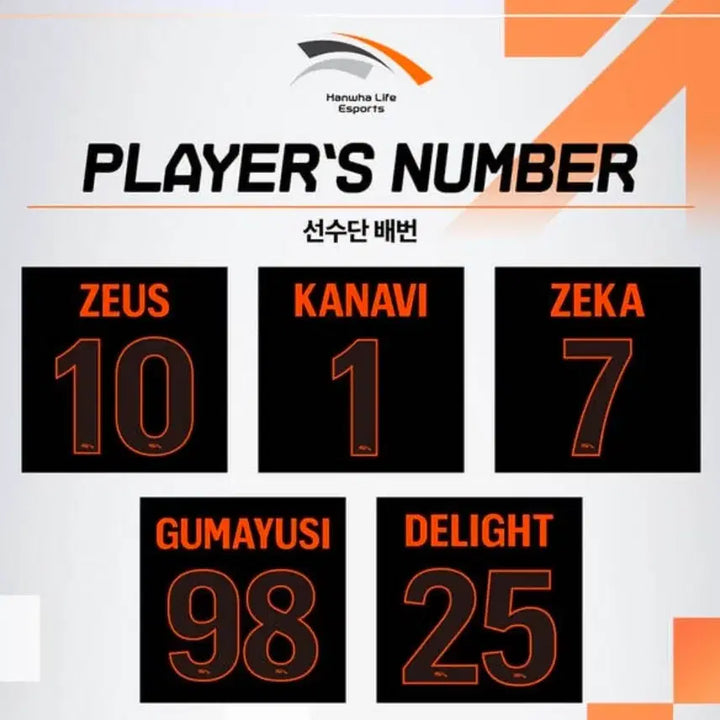 [BUNJANG] HLE 26th Anniversary Kumayusi Marked Jersey Jacket / 26 HLE 한화생명 유니폼 자켓 구마유시 마킹지 포함