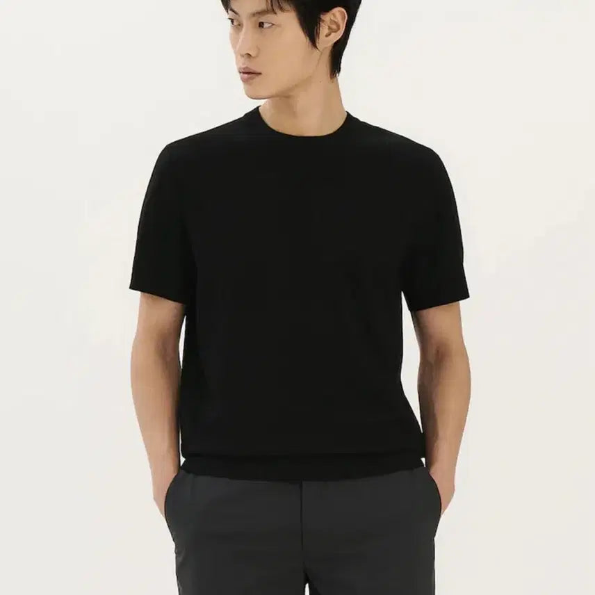 [SOLD OUT] [새상품]띠어리 고리스 라운드티 블랙 M