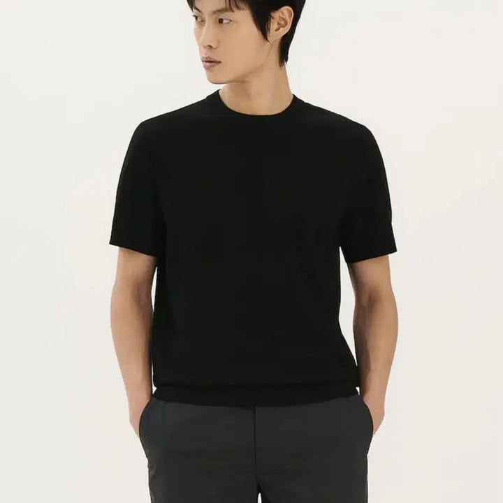 [SOLD OUT] [새상품]띠어리 고리스 라운드티 블랙 M