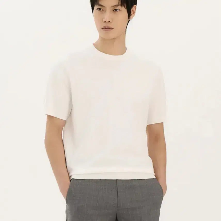 [BUNJANG] Theory Goris Round Tee White M / [새상품]띠어리 고리스 라운드티 화이트 M