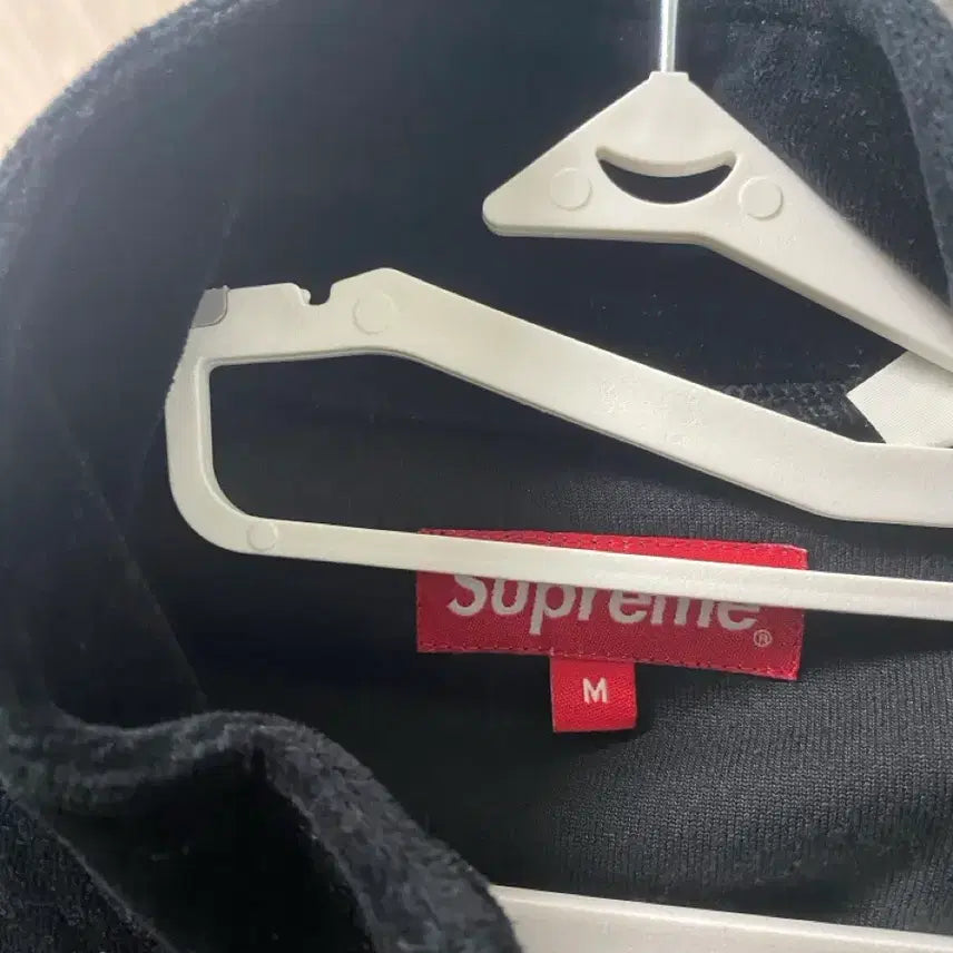 [BUNJANG] Supreme 22FW Velour Track Jacket Black / M) 슈프림 22fw 벨루어 트랙 자켓 블랙