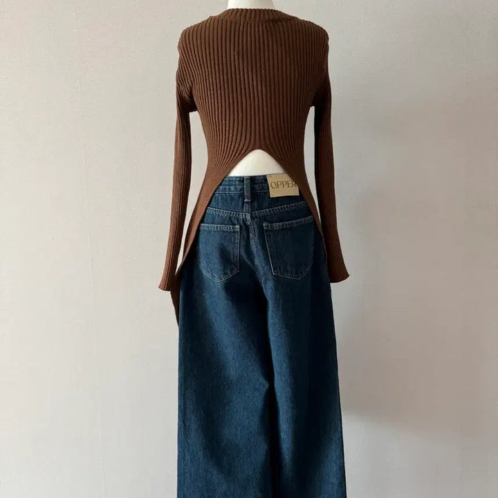 [BUNJANG] Latizen Back Slit Knit Sweater / 라티젠 뒤트임니트 (새상품)