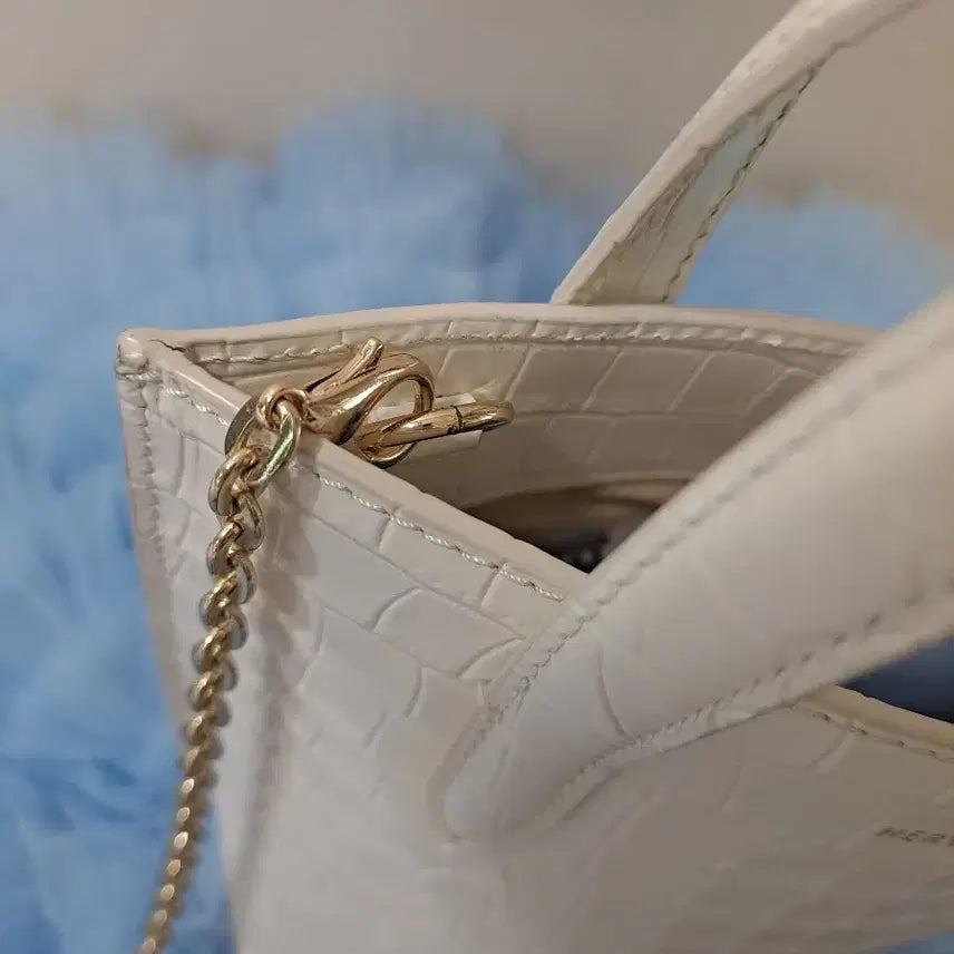 [BUNJANG] HERVE Croc Embossed Mini Tote Bag / HERVE(에르베) 크로커 엠보  미니  토트백