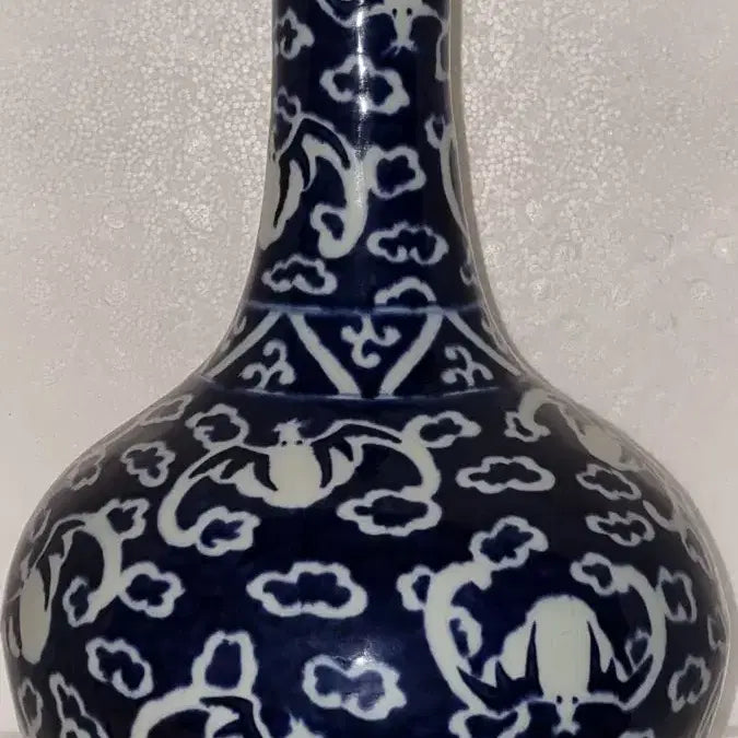 [BUNJANG] Daeming Manlyeok-nyeon Celadon Porcelain Vase / 대명 만력년제 청화백자 화병 높이34 지름23센 중국도자기 고도자 골통품