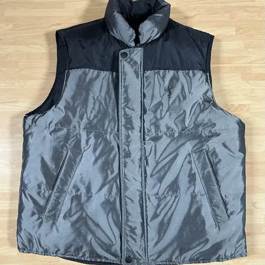 [BUNJANG] Yves Saint Laurent Reversible Goose Down Vest / 입생로랑 리버시블 구스다운 패딩조끼