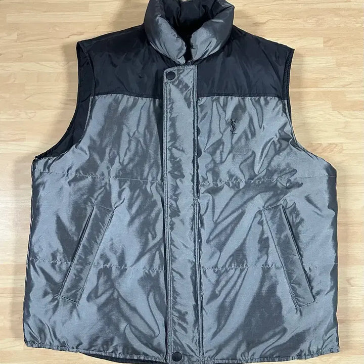 [BUNJANG] Yves Saint Laurent Reversible Goose Down Vest / 입생로랑 리버시블 구스다운 패딩조끼