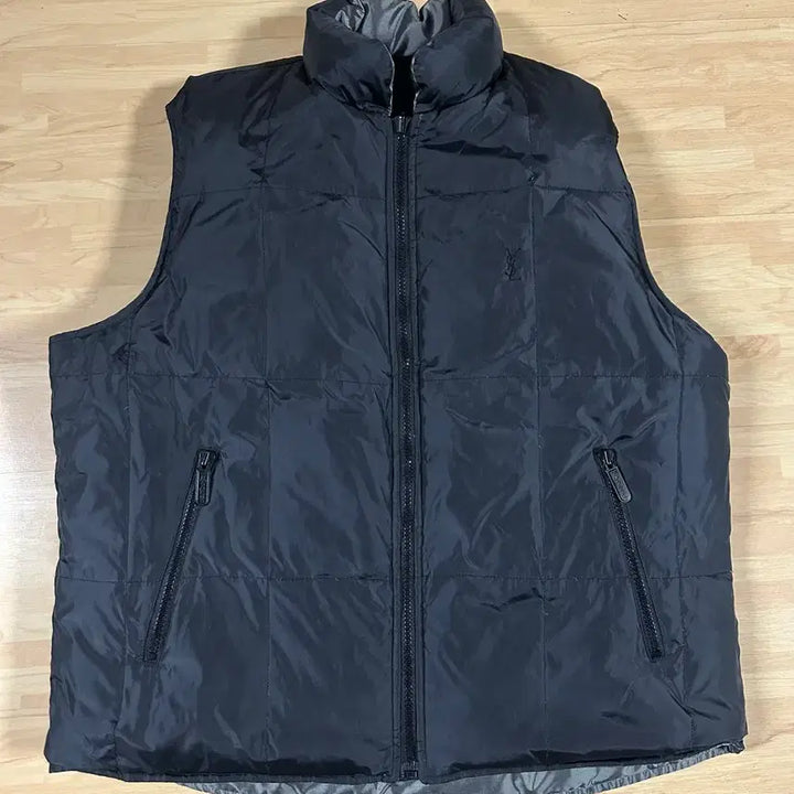 [BUNJANG] Yves Saint Laurent Reversible Goose Down Vest / 입생로랑 리버시블 구스다운 패딩조끼