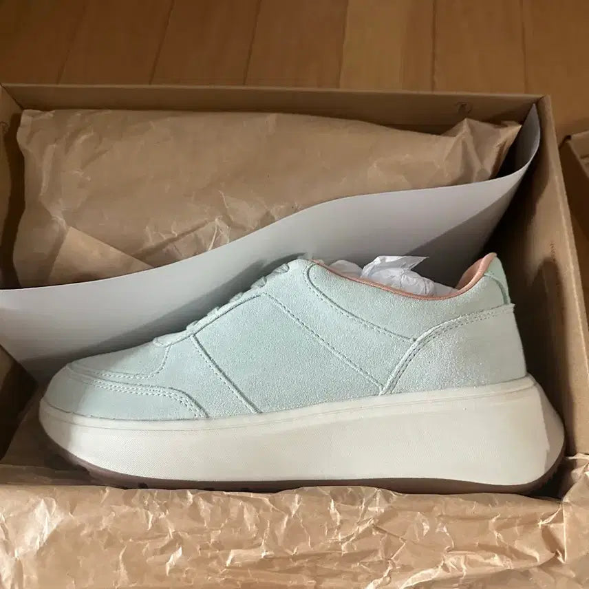 [SOLD OUT] 핏플랍 스웨이드 운동화 민트색 새상품 정품 240