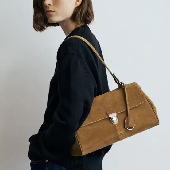 [BUNJANG] Munie Millo Suede Handbag / 뮤니에 밀로백