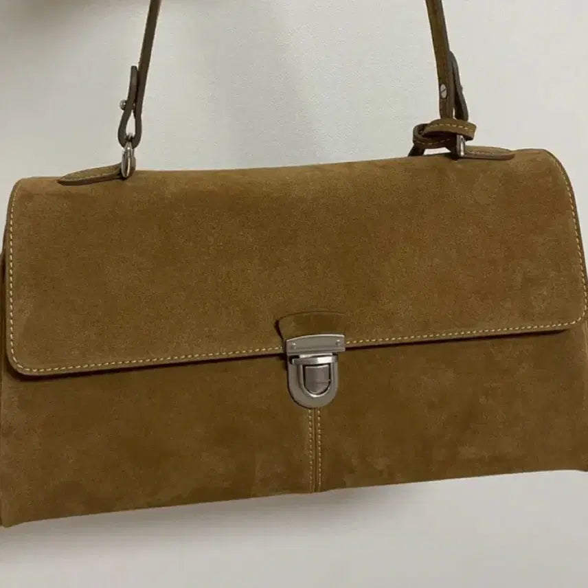 [BUNJANG] Munie Millo Suede Handbag / 뮤니에 밀로백