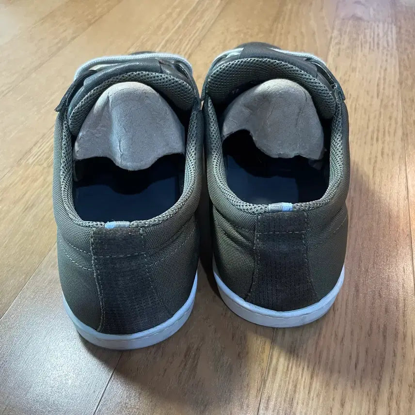 [BUNJANG] Ferragamo Khaki Sneakers / 196) 페라가모 카키 스니커즈 (7.5)