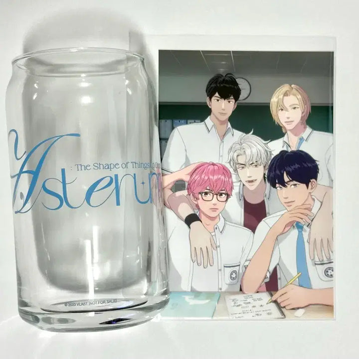 [SOLD OUT] 플레이브 노아 애니플러스 특전 유리컵 + 빅포카 엽서